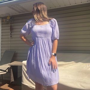 Listicle light purple dress